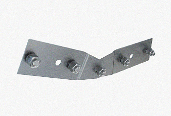 Соединитель шарнирный СШ.ЛМх65 УТ1,5, оцинкованный лист, S1,5