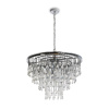 Подвесной светильник 7*E14 40Вт Хром IP20 Linn MOD091PL-07CH Maytoni