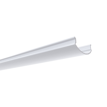 08-14 Профиль алюминиевый для светодиодной ленты, анод., П-образный , накладной, серебро, 25х12мм, 2м, шир. ленты до 20мм, индивидуальная упаковка (ра