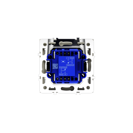 Перекрестный переключатель встраиваемый Voltum S70 одноклавишный 10А, (шелк)