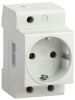 Розетка РАр10-3-ОПс заземлением на DIN-рейку IEK