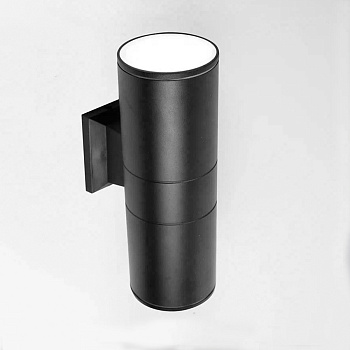 Фасадный светильник GWL-2Е27-M-IP65 Черный Цилиндр General