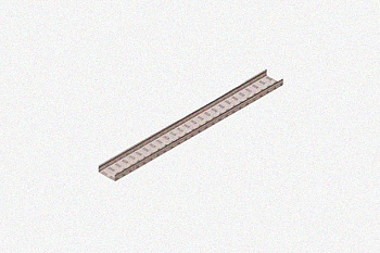 Лоток замковый глухой ЛМЗГ 250х150х2000 УХЛ1, горячее цинкование, S1,5