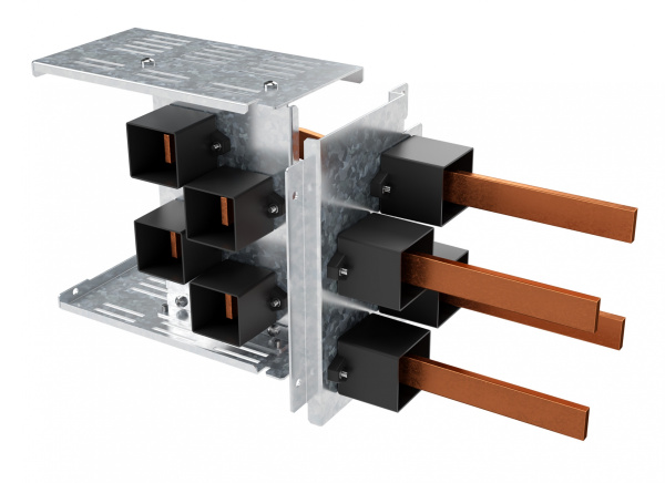 Комплект секционирования 3b 1-стороннее 6M,шин.вывод, 4P 630A DKC