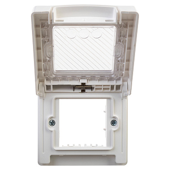 Рамка для монтажа в стену "Avanti", IP55, "Белое облако", 2 модуля DKC
