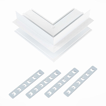 Внешний угол-соединитель для встраиваемого магнитного шинопровода Белый ST007.559.00 ST LUCE