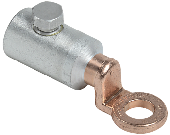 Медно-алюминиевый механический наконечник со срывными болтами АММН 35-150 до 35кВ IEK