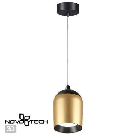 Св-к накл.св/д,провод 2м IP20 LED 4000K 15W 220V KAMP золото NOVOTECH