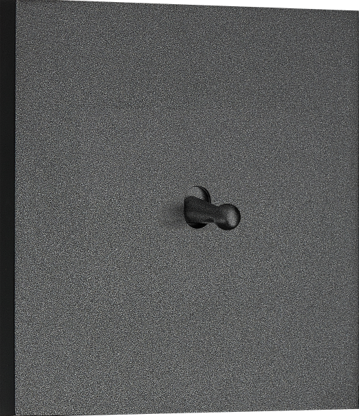 Donel N96 выключателя звонкового типа на 1 тумблер, Каплевидный, 10AX 250V, Черный, серия DT