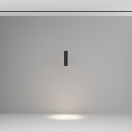 Трековый подвесной светильник LED 12Вт Черный IP20 Magnetic track system Exility TR041-2-12W4K-B Technical Maytoni