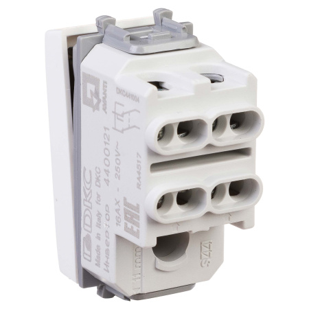 Перекрестный переключатель модульный, "Avanti", "Белое облако", 1 модуль DKC