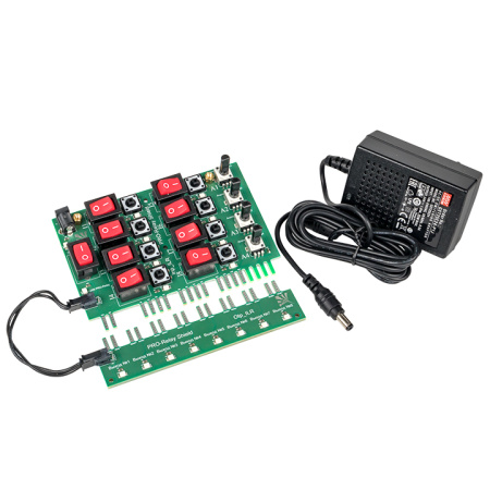 Плата отладочная для реле 24В 20 в/в с блоком питания PROxima EKF