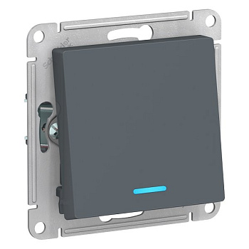 ATLASDESIGN 1-кл ПЕРЕКЛЮЧАТЕЛЬ с подсветкой, сх.6а, 10АХ, механизам, ГРИФЕЛЬ Schneider Electric