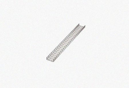 Лоток замковый перфорированный ЛМЗ 300х200х3000 УХЛ1, горячее цинкование, S1,5