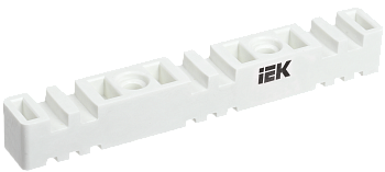 Изолятор шинный плоский ИШП 3P для шин 5мм и 10мм 270мм IEK