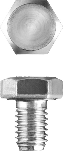 Болт ГОСТ 7798-70, M8 x 12 мм, 5 кг, кл. пр. 5.8, оцинкованный, ЗУБР Болт ГОСТ 7798-70, M8 x 12 мм, 5 кг, кл. пр. 5.8, оцинкованный, ЗУБР
