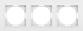 Donel A07 Wave матовый белый рамка 3-я, серия DB