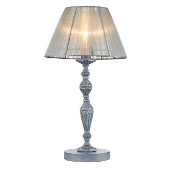Настольная лампа 1*E14 40Вт Серый IP20 Monsoon ARM154-TL-01-S Maytoni