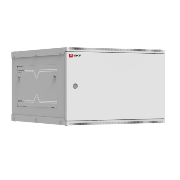 Шкаф телекоммуникационный настенный разборный 6U (600х650) дверь металл, Astra серия PROxima EKF