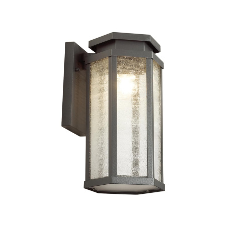 Уличный настенный св-к IP44 E27 100W 220V GINO темно-серый/белый ODEON LIGHT