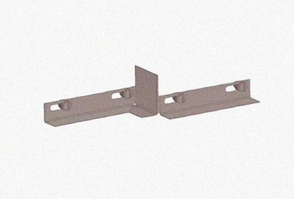 Соединитель-переходник замковый ПУгПЗ 200х100 УТ1,5, оцинкованный лист, S1,5