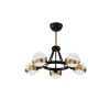 Люстра 5*E14 60Вт Черный IP20 Silvia FR5009PL-05B Freya