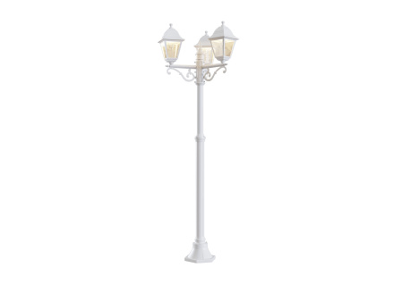 Ландшафтный светильник 3*E27 60Вт Белый IP44 Abbey Road O001FL-03W Outdoor