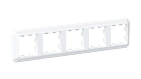 ATLASDESIGN ANTIQUE 5-постовая РАМКА, универсальная, БЕЛЫЙ Schneider Electric