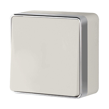 Выключатель одноклавишный (слоновая кость) Gallant ОУ IP20 Werkel