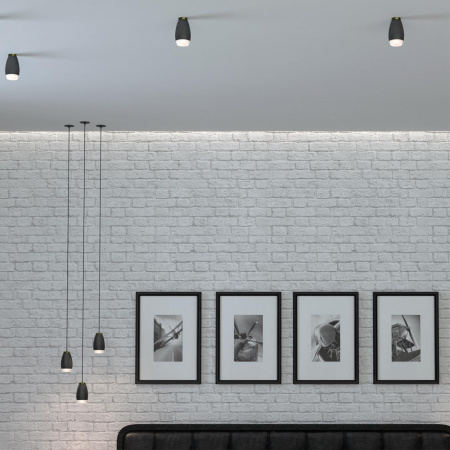 Св-к встр.влагозащ.IP44 GU10 9W 220V GENT черный/золото NOVOTECH