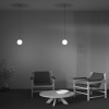 Подвесной светильник LED 5Вт Черно-белый IP20 Pendant P039PL-5W4K-10INS-B Technical Maytoni