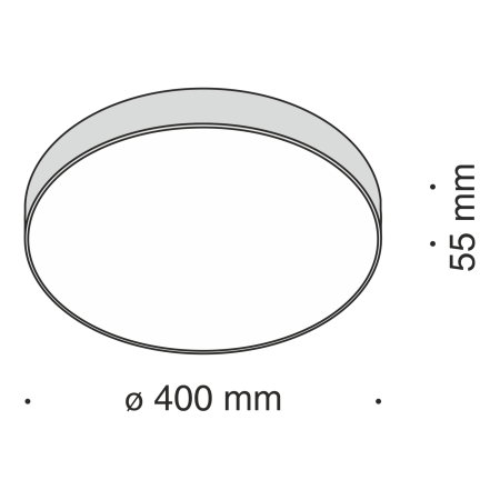 Потолочный светильник 44Вт 4000K Белый IP22 Zon C032CL-L48W4K Technical