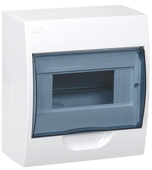 Корпус пластиковый ЩРН-П-8 IP41 белый KREPTA 3 IEK