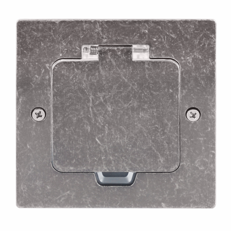 Donel Лючок 2 мод. (1 мод. 45х45 мм.), оцинкованная сталь, IP44, (с уст. набором)