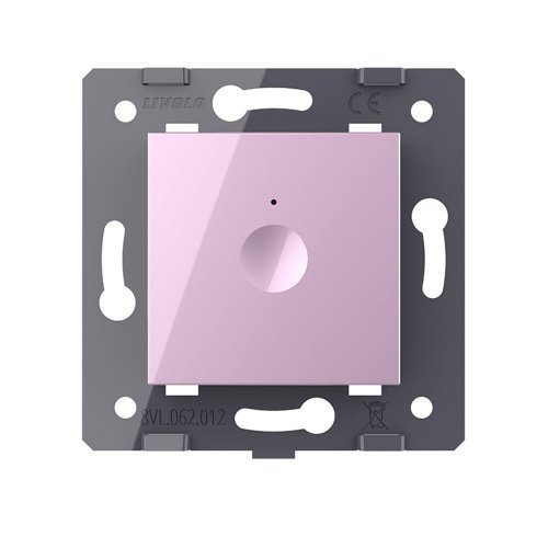 Одноклавишный сенсорный выключатель Module, цвет розовый (механизм) Livolo фото 2