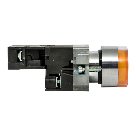 Кнопка BA51 с подстветкой 230В желтая NO IP65 PROxima EKF