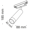 Светильник трековый 7Вт 4000K Черный IP20 Focus LED TR019-2-7W4K-B Technical