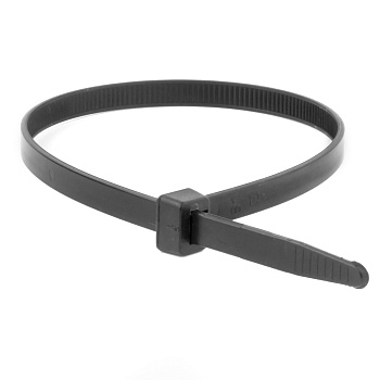 Хомут P6.6 стандартный, черный 12,4x730 DKC