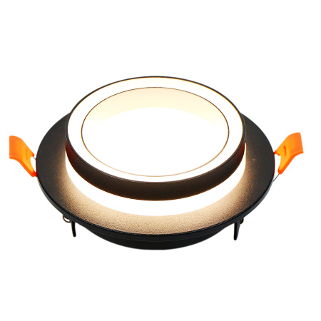 Встраиваемый светильник General GCL-GX53-H38 Вега Круглый Черный