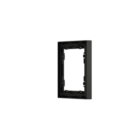 Рамка пластиковая Voltum S70 на 1 пост, (черный матовый)