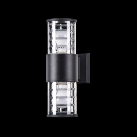 Бра 2*E27 60Вт Черный IP20 Bronx O576WL-02B Outdoor