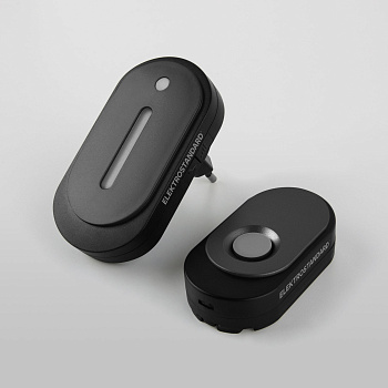 Звонок беспроводной 36M черный IP20 (a056381) Elektrostandard