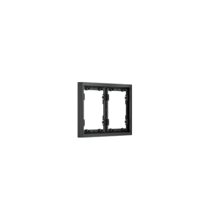 Рамка пластиковая Voltum S70 на 2 поста, (графит)