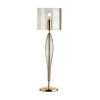 Высокая Лампа E27 1*60W TOWER дымчатый/золото/стекло ODEON LIGHT