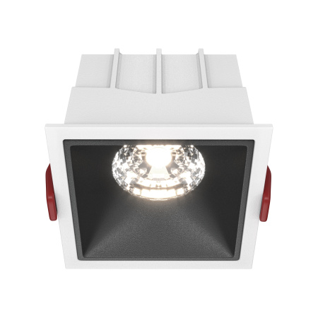 Встраиваемый светильник LED 15Вт Бело-черный IP20 Downlight DL043-01-15W4K-D-SQ-WB Technical Maytoni