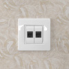 Компьютерная розетка RJ45 кат.5e, Brava, белая, 1 модуль DKC