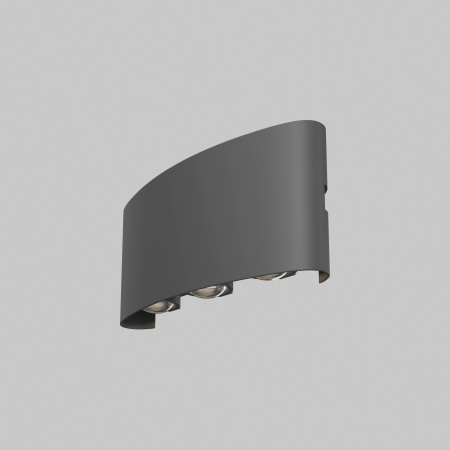Архитектурная подсветка 6Вт 3000К Серый IP54 Strato O417WL-L6GR3K Outdoor Maytoni