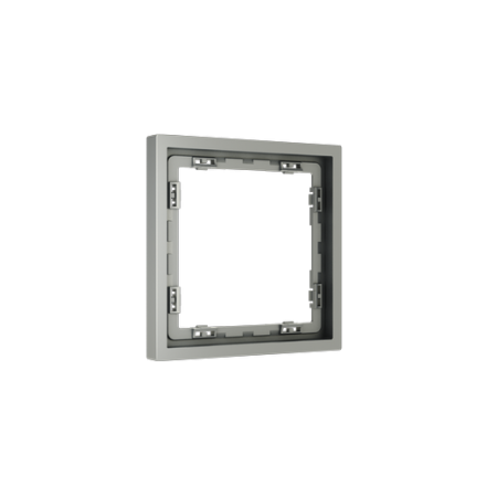 Рамка пластиковая Voltum S70 на 1 пост, (сталь)