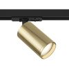 Светильник трековый 1*GU10 10Вт Черный с Золотом IP20 Focus S TR020-1-GU10-BG Technical