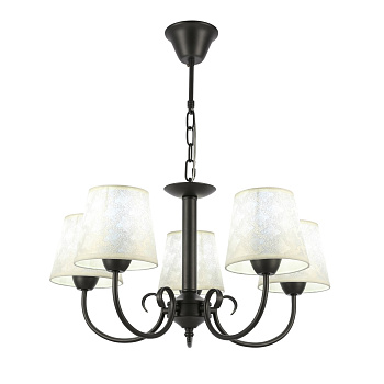 Светильник подвесной Темно-серый/Бежевый E14 5*40Вт SLE120303-05 EVOLUCE